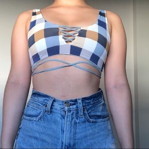 San Lorenzo Reversible Bikini Top!